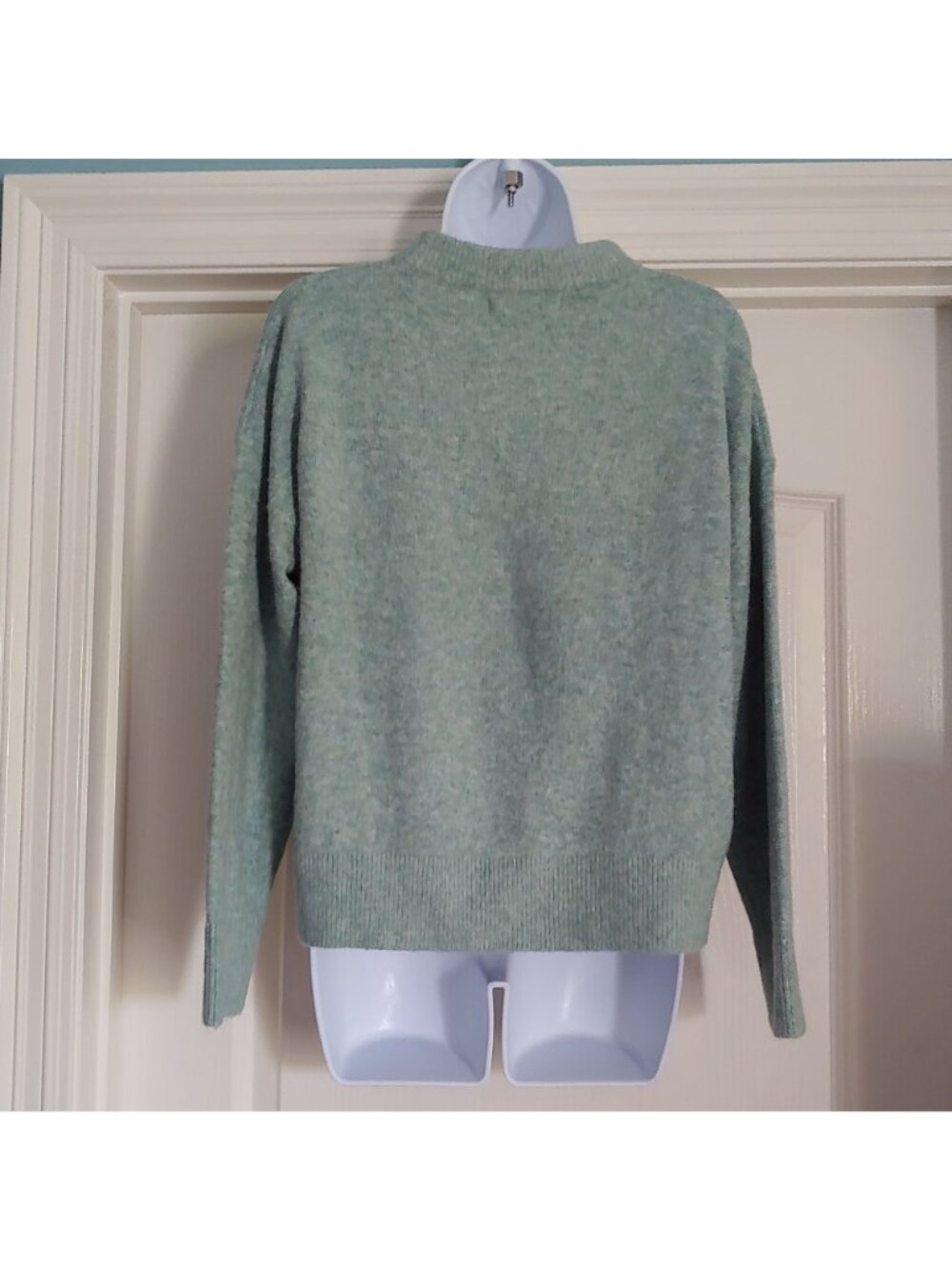 Natural Life Floral Intarsia Knit Sweater Cozy Boho Cottagecore Granola Girl Pul - Picture 3 of 12